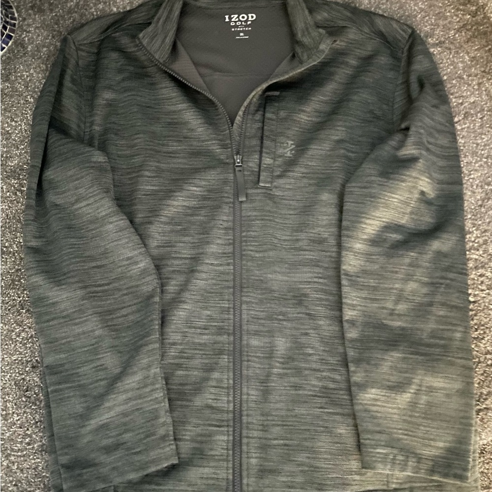 IZOD Golf Stretch Jacket in Charcoal